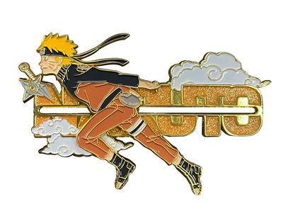Naruto: Shippuden | Naruto - Running With Name | Moveable Pinsart Pin