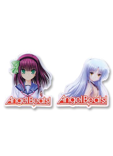 Angel Beats | Yuri & Angel | 2-Pc Metal PinsArt Pin Set