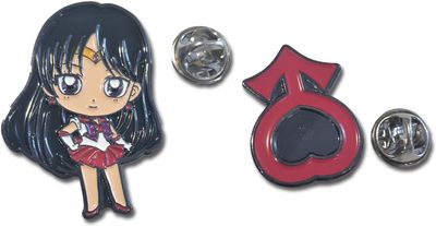 Sailor Moon S | Mars & Symbol (Chibi) | 1.5'' Pin Set