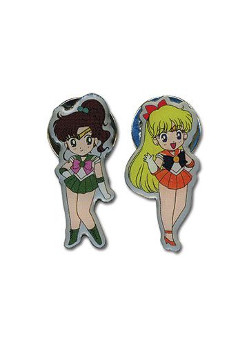 Sailor Moon | Sailor Venus & Sailor Jupiter (Chibi) | Pin Set Sailor Moon | Sailor Venus & Sailor Jupiter (Chibi) | Pin Set