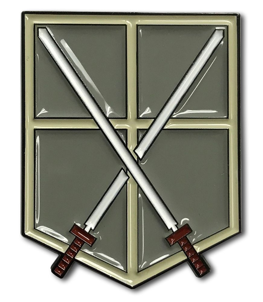 Attack On Titan | Training Corp Insignia | Shield-Shaped PinsArt Pin