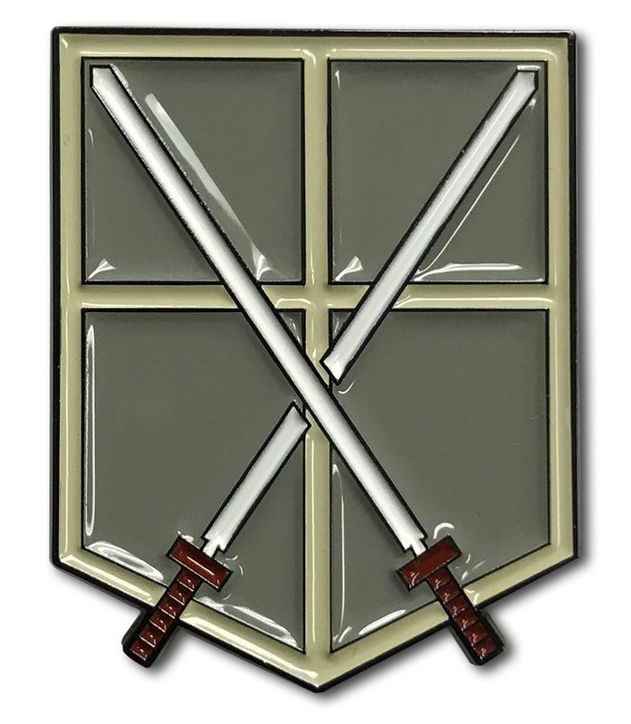 Attack On Titan | Training Corp Insignia | Shield-Shaped PinsArt Pin