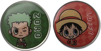 One Piece | Luffy & Zoro | Pins
