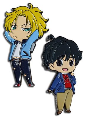 Banana Fish | Ash & Eiji | 2-Pc PinsArt Pin Set