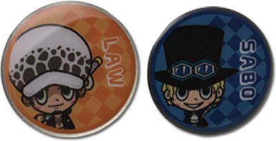 One Piece | Law & Sabo | Pins