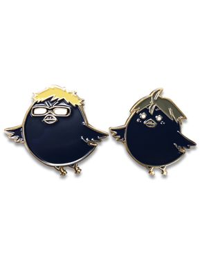 Haikyu | Tsukishima Crow & Yamaguchi Crow | Pins