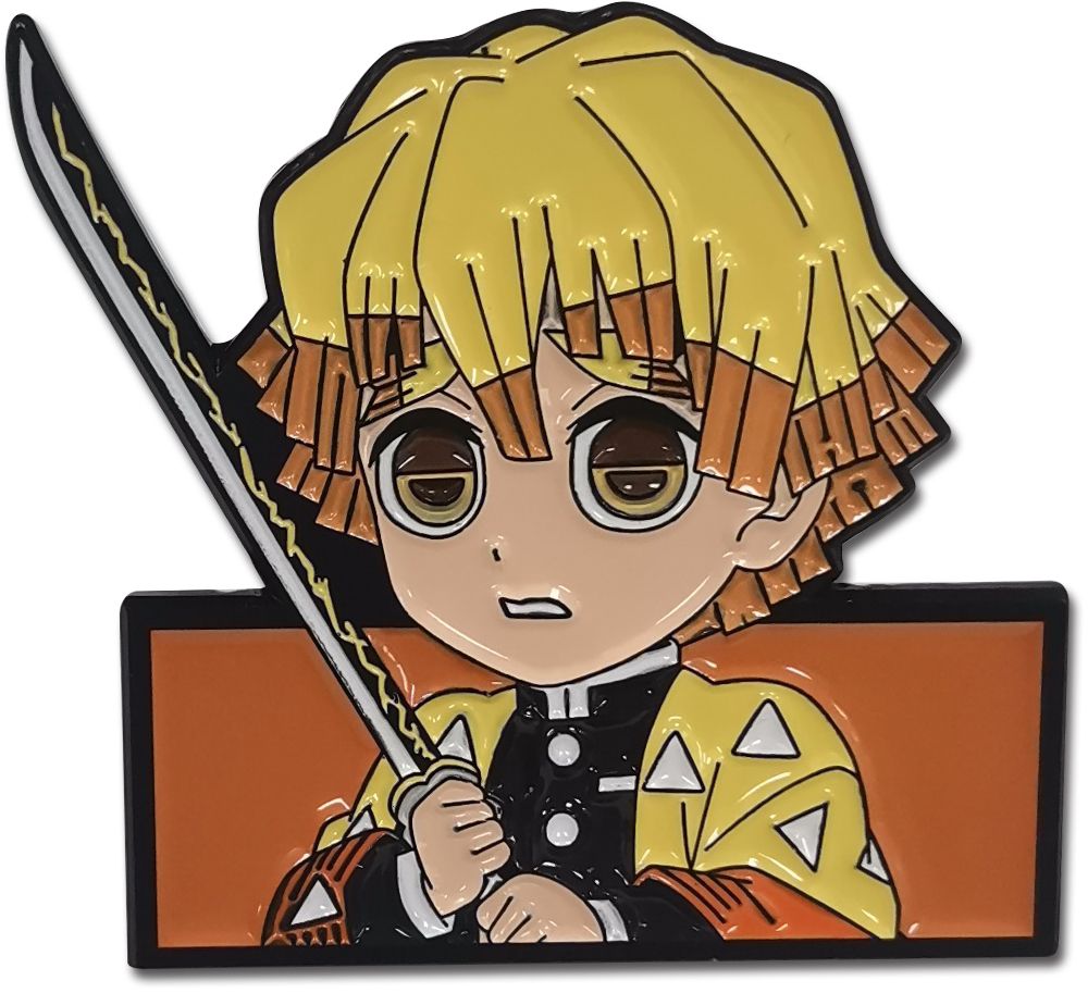 Demon Slayer - S2 | Zenitsu Agatsuma (Chibi) | Pinsart Pin