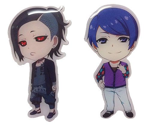 Tokyo Ghoul | Tsukiyama & Uita (Chibi) | Pinsart Pin