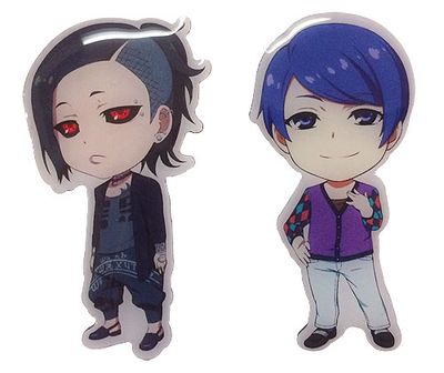 Tokyo Ghoul | Tsukiyama & Uita (Chibi) | Pinsart Pin