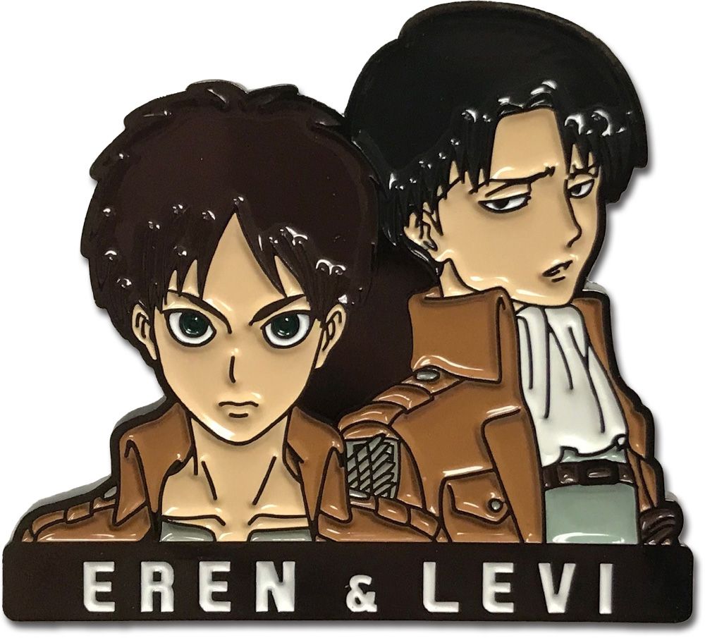 Attack On Titan | Eren & Levi | 2-Pc Pinsart Pin Set