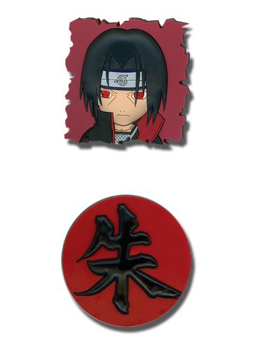Naruto: Shippuden | Itachi & Kanji (Chibi) | PVC Pin Set