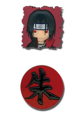 Naruto: Shippuden | Itachi & Kanji (Chibi) | PVC Pin Set