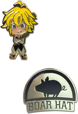 The Seven Deadly Sins | Meliodas & Boar Hat | Pins