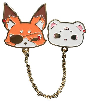 Heaven Official's Blessing - S2 | Ferret Face & Fox Face | Pinsart Chain Pin
