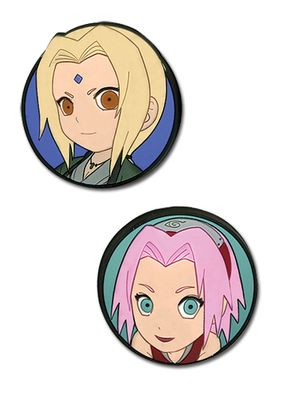 Naruto: Shippuden | Sakura & Tsunade (Chibi) | PVC Pin Set