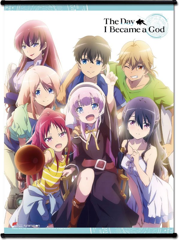 The Day I Became A God | Main Characters - Key Art | Wall Scroll