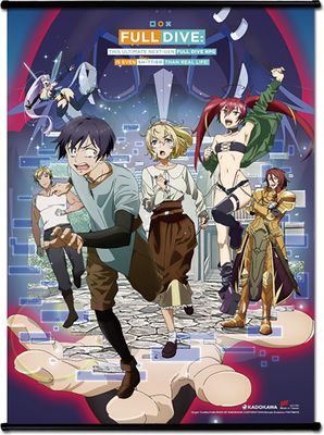 Full Dive | Main Characters - Key Art | Wall Scroll