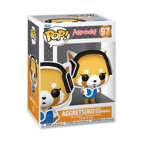 Aggretsuko | Retsuko (Wave 2 Ed.) - #97: With Headphones | Funko Pop