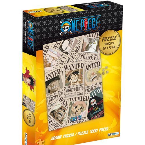 One Piece | Main Characters - Wanted Posters | 1,000-Pc Puzzle