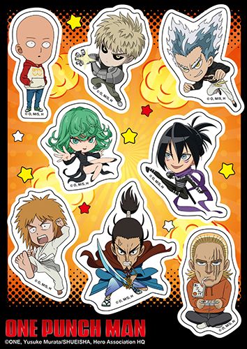 One-Punch Man - S2 | One-Punch Man (Chibi) | Sticker Set