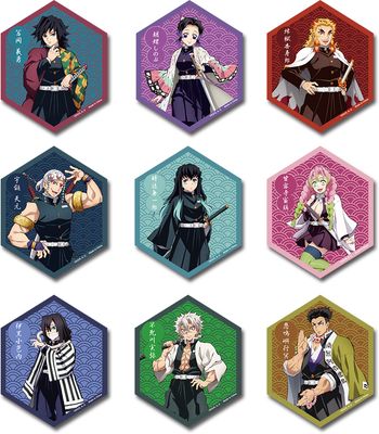 Demon Slayer - S2 | Hashira - Set 1 | Die-Cut Sticker Set