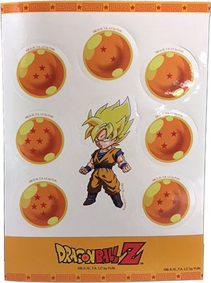 Dragon Ball | Goku Son (Super Saiyan Form) & Dragonballs | Sticker Set