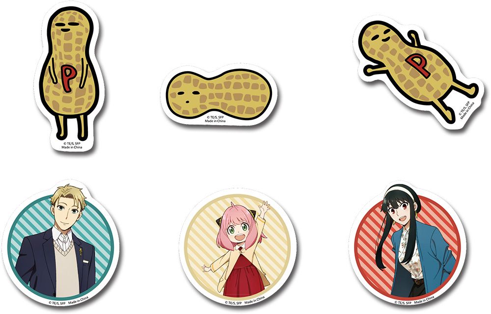 Spy X Family | Main Character (Chibi) | Die-Cut Sticker Set Spy X Family | Main Character (Chibi) | Die-Cut Sticker Set