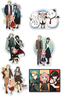 Spy X Family | Group Artwork | Transparent Die-Cut Sticker Set