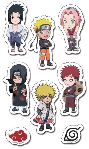 Naruto: Shippuden | Naruto | Puffy Sticker Set