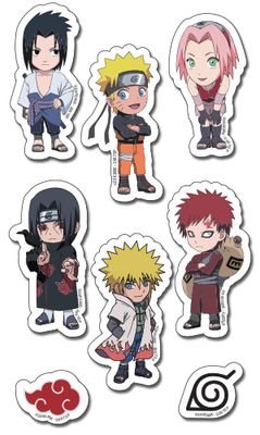 Naruto: Shippuden | Naruto | Puffy Sticker Set