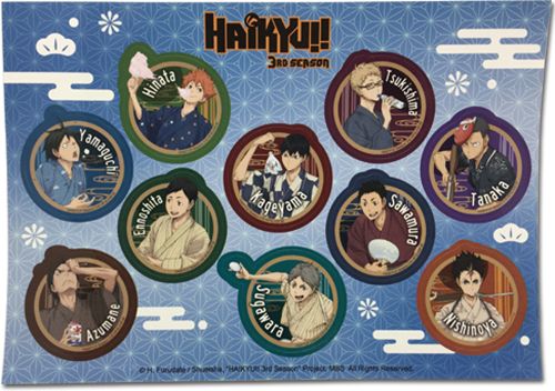 Haikyu - S3 | Bathrobe | Sticker Set