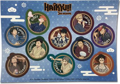 Haikyu - S3 | Bathrobe | Sticker Set Haikyu - S3 | Bathrobe | Sticker Set