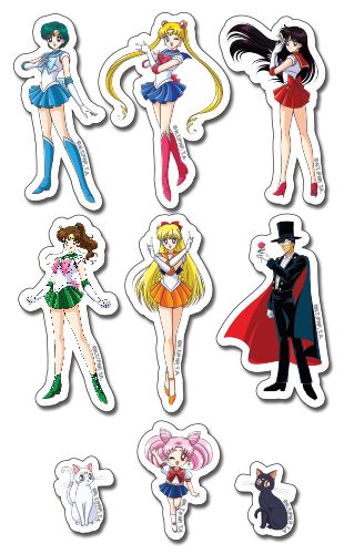 Sailor Moon R | Characters | Puffy Sticker Set
