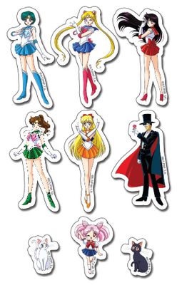 Sailor Moon R | Characters | Puffy Sticker Set