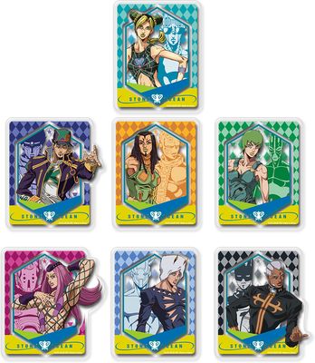 JoJo's Bizarre Adventure: Stone Ocean | Group Character With Stand Ver. | Transparent Sticker