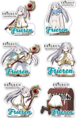 Frieren | Frieren's Different Poses | Transparent Die-Cut Sticker