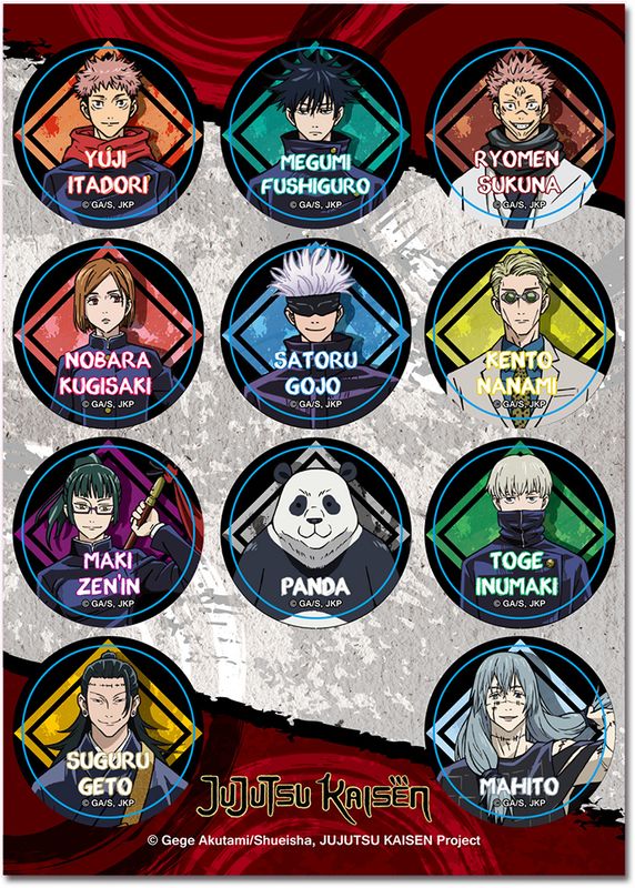 Jujutsu Kaisen | Group #2 | Sticker Set