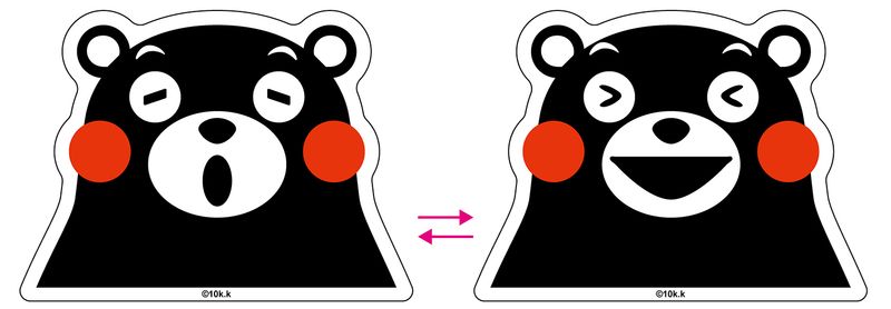 Kumamon | Kumamon | Lenticular Car Decal