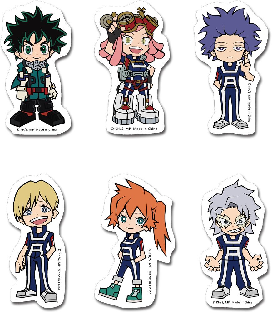 My Hero Academia - S3 | Group 2 (Chibi) | Die-Cut Sticker Set