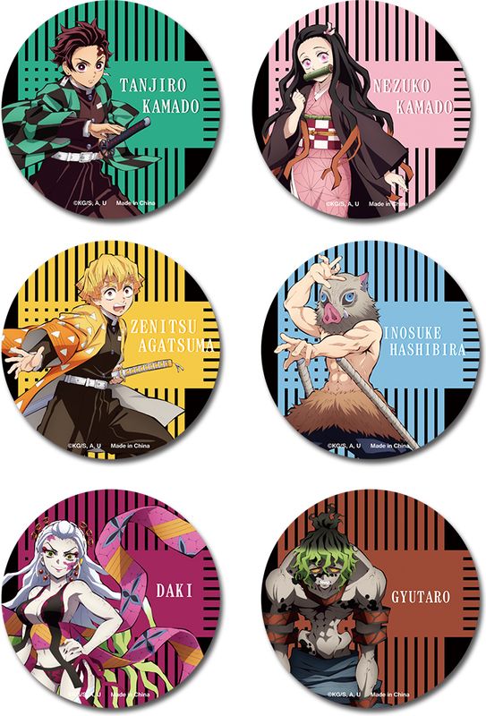 Demon Slayer - S2 | Main Characters | Die-Cut Sticker Set