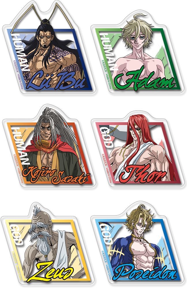 Record Of Ragnarok | Group | Parallelogram Transparent Die-Cut Sticker Set