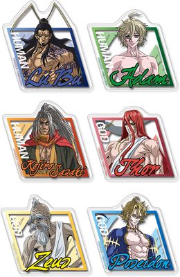 Record Of Ragnarok | Group | Parallelogram Transparent Die-Cut Sticker Set