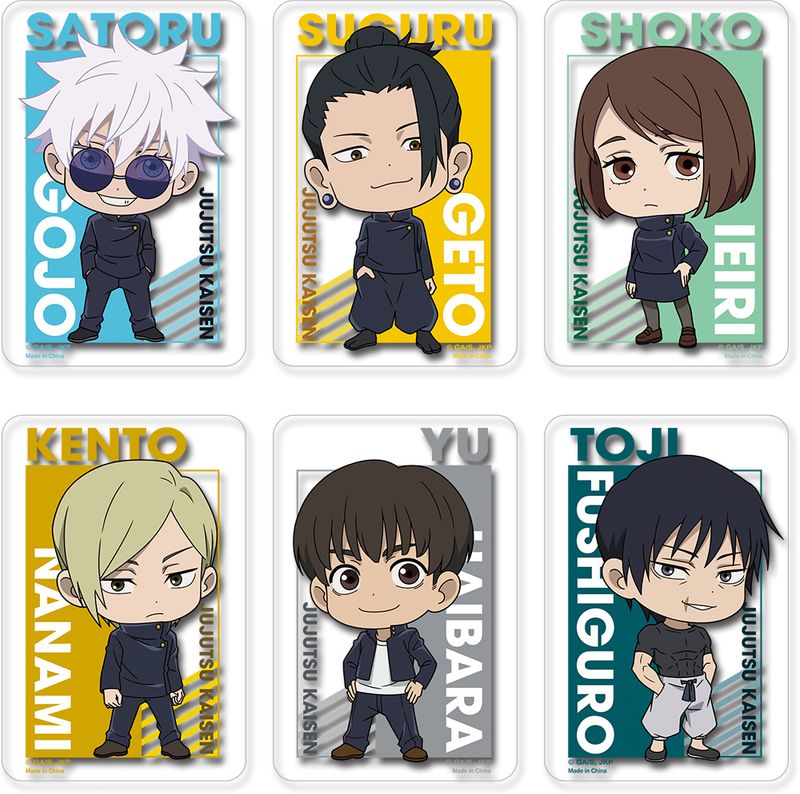 Jujutsu Kaisen - S2 | Character (Chibi) - Art Version | Transparent Sticker Set