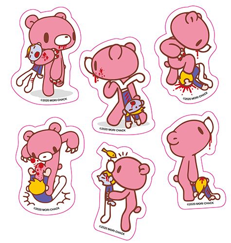 Gloomy Bear | Gloomy Bear & Pity | Die-Cut Sticker Set