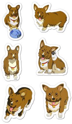 Cowboy Bebop | Ein | Die-Cut Sticker Set