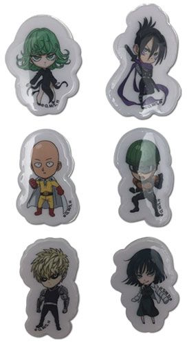 One-Punch Man | Group (Chibi) | Puffy Sticker Set