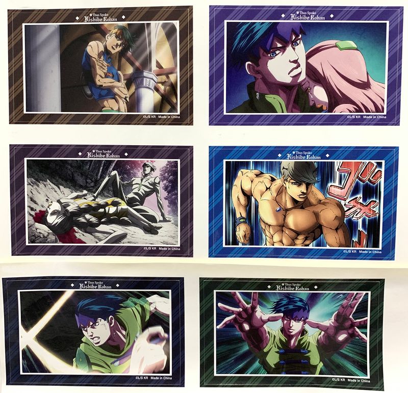 JoJo's Bizarre Adventure | Kishibe Rohan - Screenshot #2 | Die-Cut Sticker Set