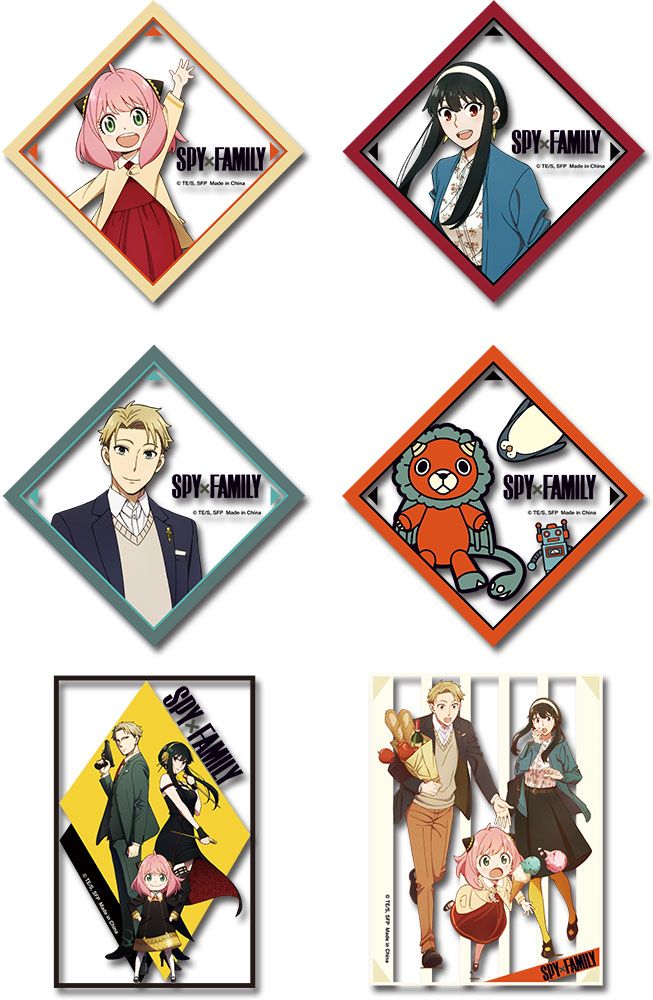 Spy X Family | Group #01 | Transparent Die-Cut Sticker Set