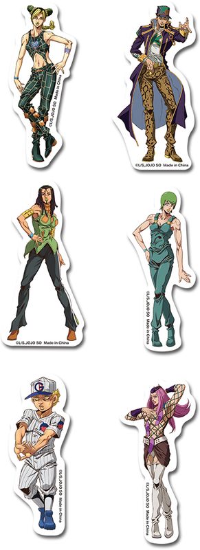JoJo's Bizarre Adventure: Stone Ocean | Character Group | Die-Cut Sticker