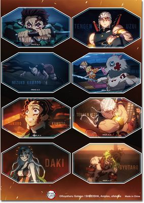 Demon Slayer | Group #1 | Sticker Set